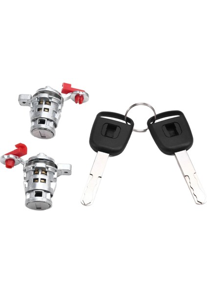 Araba Kapı Kilidi Silindir Seti Anahtarlı Araba Kapı Kilidi Silindiri 72145-S73-003 72146-S73-003 Honda Civic 2002-2005 Için (Yurt Dışından) fiyatları
