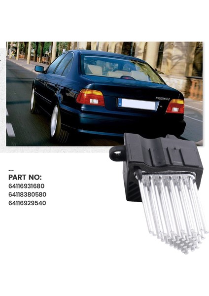 Araba Üfleyici Motor Direnci A/c Isıtıcı Fanı 64116920365 64116923204 64116931680 64118380580 Bmw E39 E53 E83 E46 E36 325 (Yurt Dışından) fiyatları