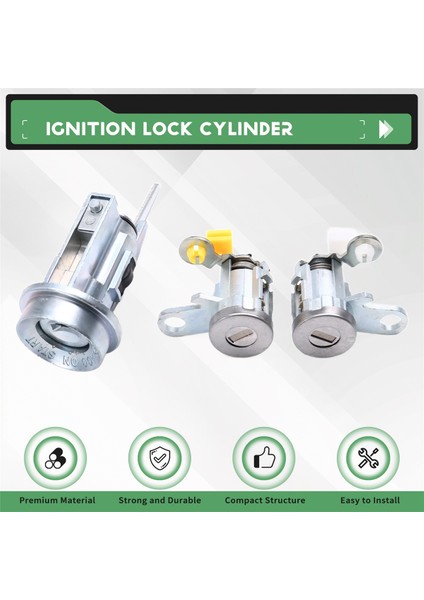 Toyota Tacoma 1995-2004 Için 2 Anahtarlı Araba Kapı Kilidi Anahtarı Kontak Kilidi Silindiri 69051-35070 69051-04020 69005-35840 (Yurt Dışından) fırsatları