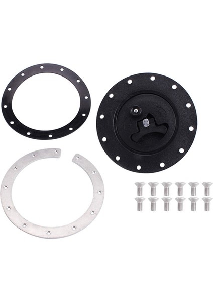 Evrensel Araba Modifiye Yakıt Deposu Kapağı Hücre Yağ Kabı Sızdırmazlık Kapağı 12 Cıvata ile Gömülü Plastik (Yurt Dışından) indirimleri