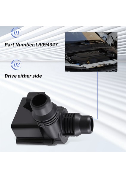 LR094347 Land Rover Discovery Sport 2018-2020 Otomobil Aksesuarları Için Otomobil Parçaları Motor Yardımcı Su Pompası (Yurt Dışından) indirimleri