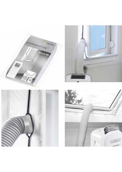 AirLock 100 Klima Pencere Aparatı Tüm Modellerle Uyumlu Sıcak Hava Önleyici Dayanıklı Kumaş