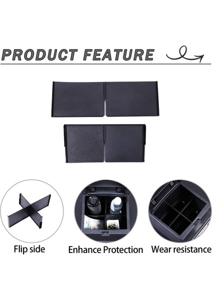 Toyota Tacoma 2024 Kol Dayama Yeri Bölücü Depolama Aksesuarları Için Orta Konsol Bölücüleri Düzenleyici (Yurt Dışından) fırsatları