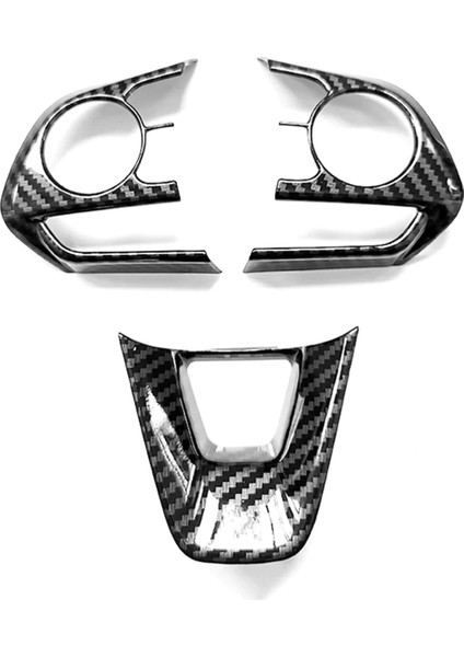 Araba Direksiyon Simidi Düğmesi Trim Çerçeve Kapak Sticker Abs Toyota Rav4 XA50 Corolla E210 Hibrit 2019-2024 (Yurt Dışından)