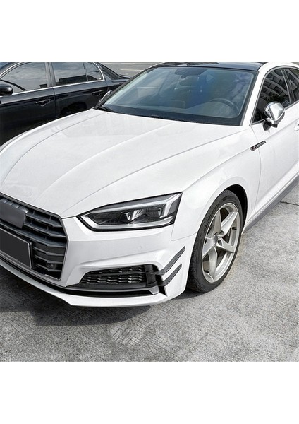 Araba Ön Tampon Spoyleri Ayırıcı Kapağı Sis Lambası Dudak Ayırıcı Izgara Döşemesi Audi A5 S5 F5 Sline 2017-2020 A (Yurt Dışından) modelleri
