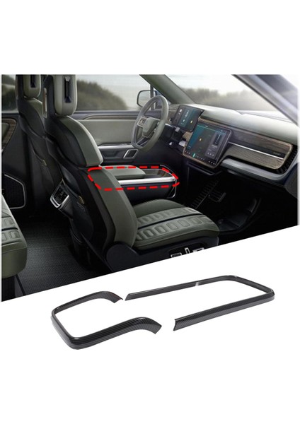 Rivian R1T R1S 2022-2024 Iç Aksesuarlar Için Orta Konsol Kol Dayama Çerçevesi Kapağı Döşemesi (Yurt Dışından) indirimleri