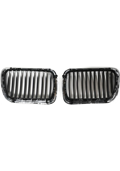 Bmw E36 3 Serisi 328I 1997-1999 Için Araba Krom + Mat Siyah Ön Böbrek Izgaraları 51138195151, 51138195152 (Yurt Dışından)