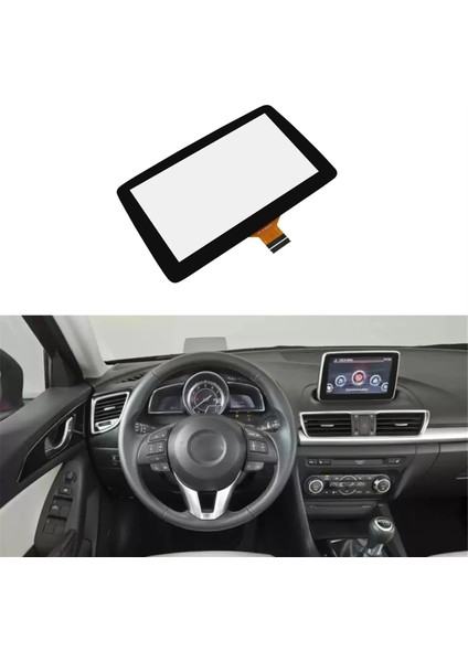 7 Inç Araba Ekran Dokunmatik Ekran Cam Ekran BHP1611J0D Mazda 3 2014 2015 2016 (Yurt Dışından) indirimleri