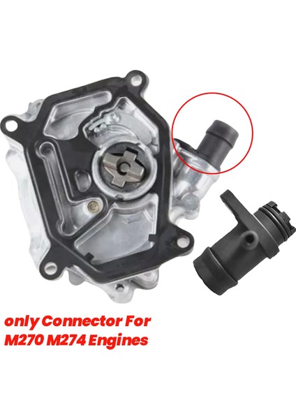 Araba Fren Vakum Pompası Konnektörü 2701800901 2701801001 Mercedes Benz W213 W205 C117 M270 M274 Motorları 2702300165 (Yurt Dışından) fiyatları