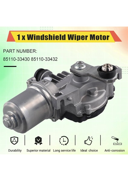 85110-33430 Toyota Camry Avalon 2017-20018 Için Araba Ön Cam Silecek Motoru Montajı 85110-33432 (Yurt Dışından) fırsatları