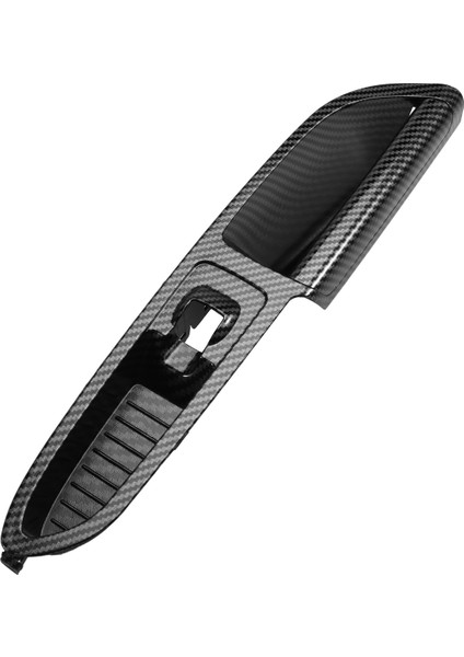 Araba Ön Kapı Pencere Camı Kaldırma Anahtarı Paneli Trim Kapağı Ford Escape C-Max 2013-2018 Abs Karbon Fiber Çerçeve Sağ (Yurt Dışından)