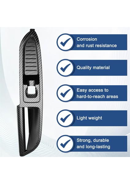 Araba Ön Kapı Pencere Camı Kaldırma Anahtarı Paneli Trim Kapağı Ford Escape C-Max 2013-2018 Abs Karbon Fiber Çerçeve Sağ (Yurt Dışından) indirimleri