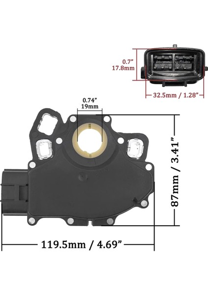 Otomatik Şanzıman Nötr Emniyet Anahtarı F7LZ-7F293-AB Ford Ranger Mustang F-Serisi E-Serisi Lincoln Mercury (Yurt Dışından) indirimleri