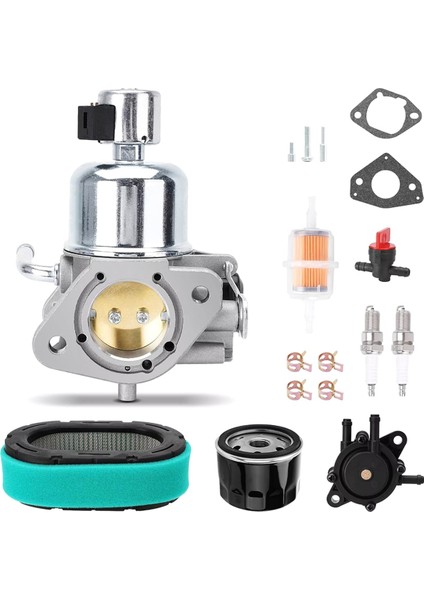 16-853-19S 32-853-67S Kohler KT730 KT735 KT740 KT745 KT725 Için Yakıt Pompası ve Hava Filtresi Kitiyle Karbüratör (Yurt Dışından)