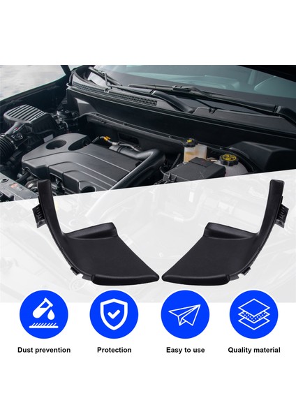 Araba Ön Cam Sileceği Yan Kaput Su Deflektörü Kapağı 53867-35020 53866-35030 Toyota 4runner 2010-2023 Için (Yurt Dışından) fırsatları