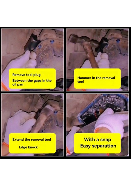 Araba Yağ Karteri Ayırıcı Alet Araba Tamir Aleti Yağ Contası Sökücü Kesici Alet Motor Şanzımanları Yağ Karteri Ayırıcı Takımı (Yurt Dışından) modelleri