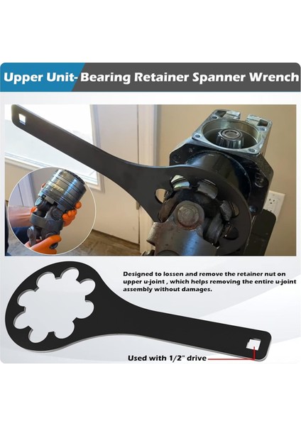 91-36235 18-9803 91-17256 Mercruiser Alpha One, Pre Alpha, Generation 2, Bravo One Için Anahtar Somun Anahtarı (Yurt Dışından) fırsatları