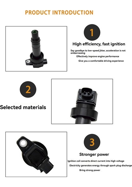 Ateşleme Bobini Ateşleme Bobini Kıa 273012B010 0986221063 UF636 Kia 1.4l1.6l Hyundai IX25 I30 (Yurt Dışından) modelleri