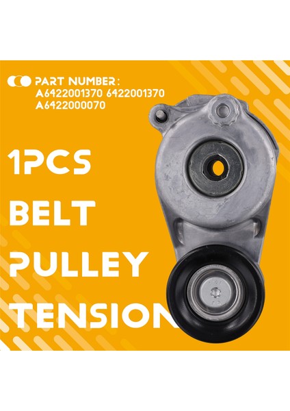 A6422001370 Mercedes Benz Cle Clk E ml R Sprinter Jeep Cherokee 2005-2020 Için Araba Kayış Kasnağı Gergisi A6422000070 (Yurt Dışından) fırsatları