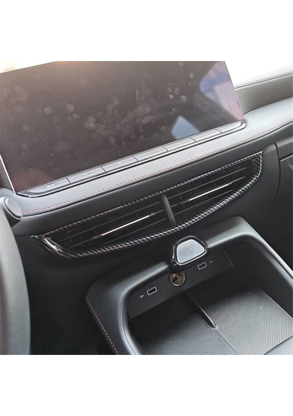 Orta Konsol Hava Çıkış Havalandırma Kapağı Dekoratif Döşeme Mg 5 Mg5 2025 Aksesuarları Karbon Fiber (Yurt Dışından) fiyatları