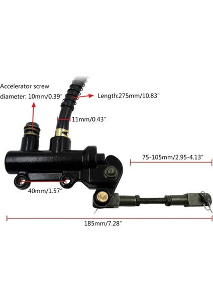 Motosiklet Arka Fren Ana Silindir Pompası Hidrolik Aprilia Ducati Honda Kawasaki Moto Guzzi Suzuki Triumph Yamaha (Yurt Dışından) fiyatları