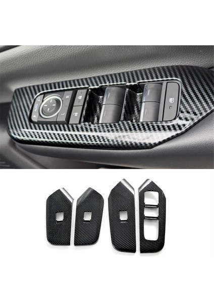 Toyota Prius 60 Serisi 2023 2024 Rhd ZVW60 ZVW65 MXWH60 Için Orta Konsol Cam Kaldırma Düğmesi Anahtarı Kapağı Döşemesi (Yurt Dışından) modelleri