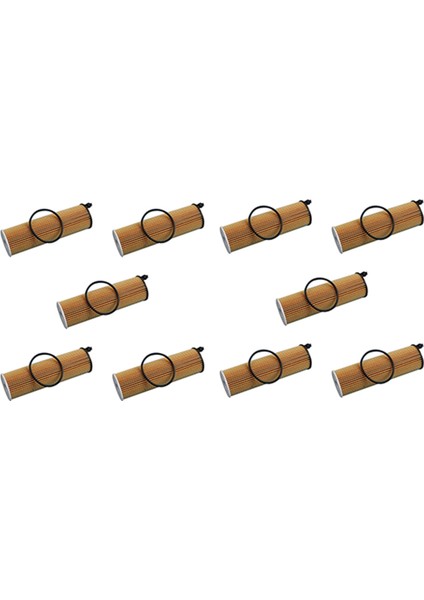 Mercedes-Benz W222 V222 X222 S350 S400 W205 C180 C200 C220 A205 C205 S205 C257 A6541801100 Için 10 Adet Yağ Filtresi Kiti (Yurt Dışından)