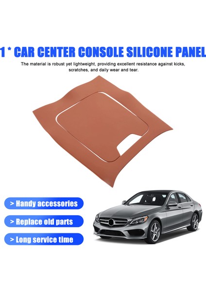 Araba Orta Konsol Silikon Panel Kapağı Iç Mekan Modifikasyon Aksesuarları Mercedes Benz C260L C Lhd (Yurt Dışından) indirimleri