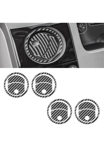 Ford F150 2004-2008 Karbon Fiber Araba Gösterge Paneli Klima Çıkış Havalandırma Kapağı Sticker Trim Aksesuarları (Yurt Dışından) modelleri