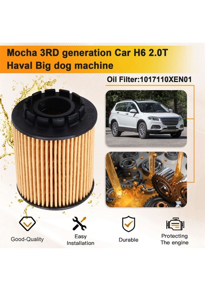 10 Adet Yağ Filtresi 1017110XEN01 Great Wall Mocha Üçüncü Nesil Haval H6 2.0t Haval Big Dog Makinesi Yağ Filtresi (Yurt Dışından) fırsatları