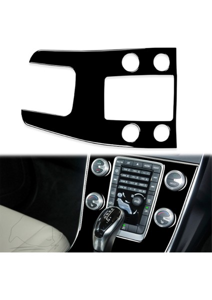 Araba Kontrol Konsol Paneli Kapağı Trim Sticker Araba Iç Aksesuarları Volvo S60 2010-2018 V60 2010-2017 Rhd (Yurt Dışından) modelleri