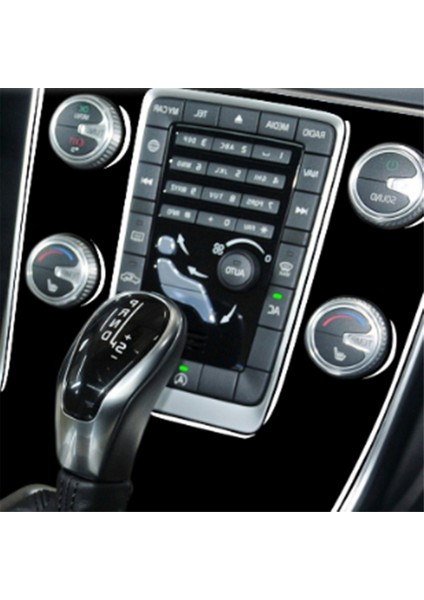 Araba Kontrol Konsol Paneli Kapağı Trim Sticker Araba Iç Aksesuarları Volvo S60 2010-2018 V60 2010-2017 Rhd (Yurt Dışından) fırsatları
