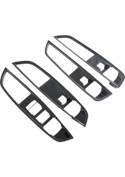 Araba Camı Kaldırma Düğmesi Anahtarı Çerçeve Kapağı Dekoratif Döşeme Mg 5 Mg5 2025 Aksesuarları Karbon Fiber Lhd (Yurt Dışından)