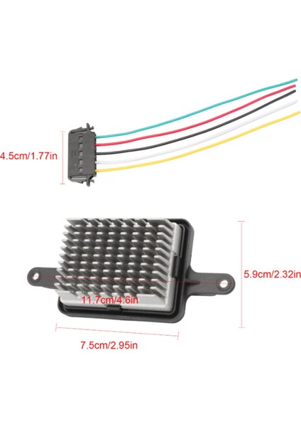 Citroen Ds5 Peugeot 3008 5008, 6441.CQ, 6441CQ Için Kablolama Demeti ile Blower Motor Isıtıcı Direnci (Yurt Dışından) modelleri