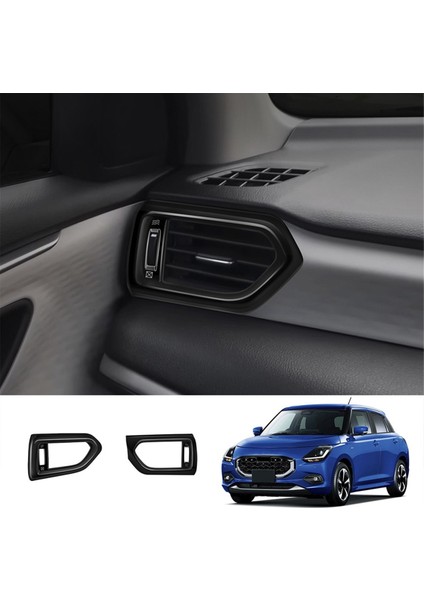 Araba Gösterge Paneli Klima Havalandırma Menfezleri Trim Çerçeve Sticker Iç Aksesuarlar Suzuki Swift 2024 Rhd,c (Yurt Dışından) fiyatları