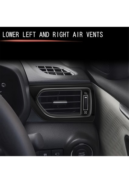 Araba Gösterge Paneli Klima Havalandırma Menfezleri Trim Çerçeve Sticker Iç Aksesuarlar Suzuki Swift 2024 Rhd,c (Yurt Dışından) fırsatları