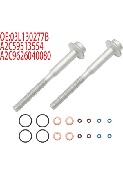 Enjektör Cıvata Rondelası Seti Enjektör Cıvata Rondelası Yedek Parçası 883.670 03L130277B Audi A1 A3 8x 1.6 Tdı Için (Yurt Dışından) fiyatları