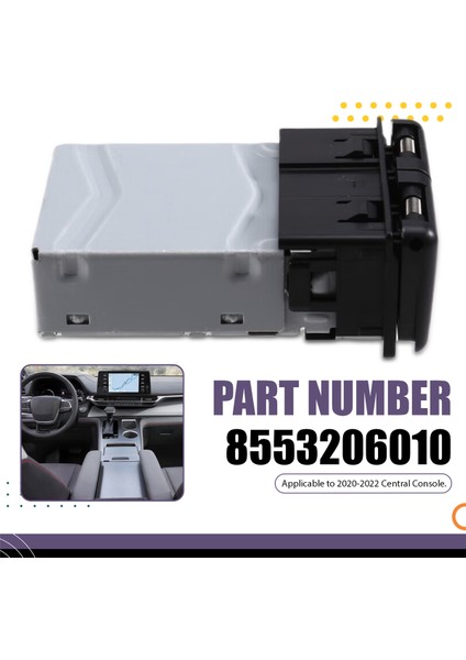 8553206010 85532 06010 USB Aux Port Adaptörü Ses Oynatıcısı ve USB Soketi Toyota 4runner Center Konsol 2020 - 2022 (Yurt Dışından) indirimleri