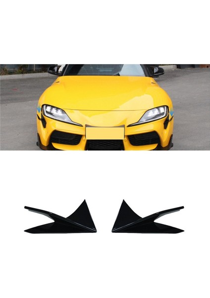 Toyota Supra A90 A91 2019-2025 Ön Tampon Yan Spoiler Trim Sticker Ön Yan Hava Menfezi Kapağı Trim Aksesuarları (Yurt Dışından) modelleri
