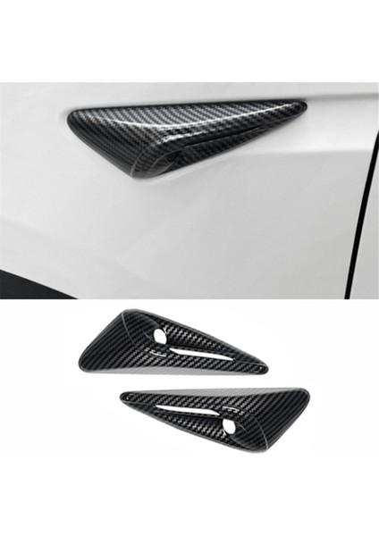 Araba Yan Kamera Kılıfı Karbon Fiber Çamurluk Trim Aksesuarları Tesla Model 3 Highland 2024 Kamera Koruyucu Kılıfı (Yurt Dışından) fiyatları