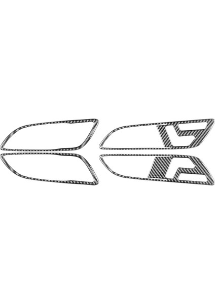 Mercedes Benz Cla C117 Gla X156 A Sınıfı W176 Karbon Fiber Iç Kapı Kolu Koltuk Ayar Anahtarı Kapağı Döşeme (Yurt Dışından)