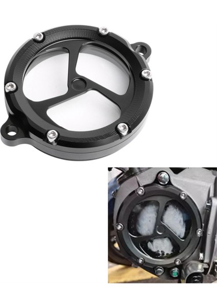 Motosiklet Şeffaf Debriyaj Diski Kapağı Yağ Sızıntısı Önleyici Motor Yan Kapağı Honda Cross Cub CC110 Aksesuarları (Yurt Dışından) fırsatları
