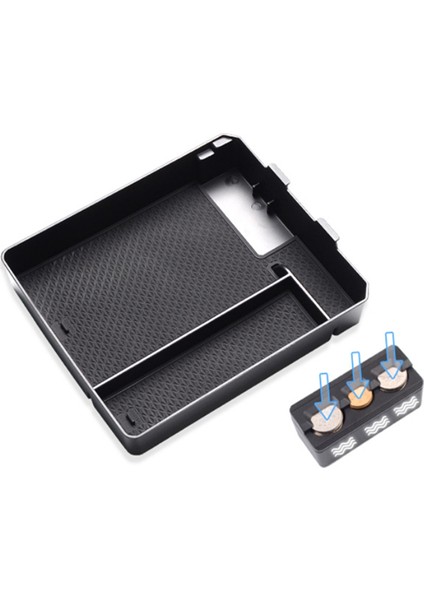 Araba Orta Konsol Kol Dayama Kutusu Saklama Kutusu Eklenti Tepsisi Toyota Prado 2010-2019 Aksesuarları (Yurt Dışından) fırsatları