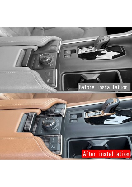 Araba Kol Dayama Kutusu Düğmesi Trim Stickerı Spor Modu Düğmesi Trim Çerçevesi Toyota Grand Highlander 2024 Için (Yurt Dışından) fırsatları