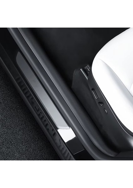 Araba Ön Kapı Eşiği Şeritleri Ön Kapı Eşiği Koruma Şeridi Koltuk Tekmeleme Önleyici Ped Köşesi Tesla Model Y 2021-2024 (Yurt Dışından) fırsatları