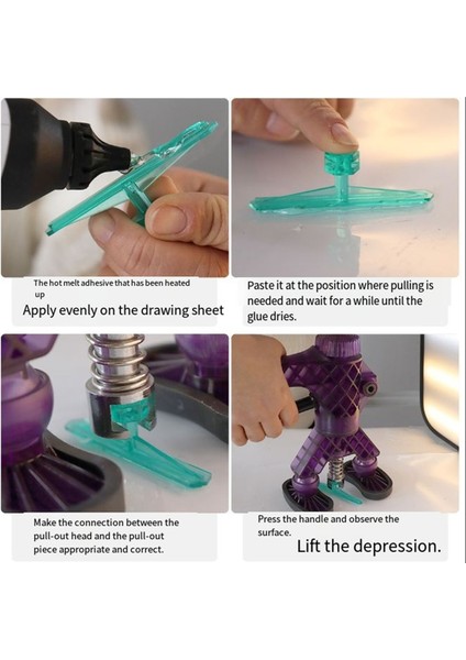 10 Adet Araba Çekme Sekmeleri Boyasız Göçük Onarım Sekmeleri Yapıştırıcılar Çekme Sekmeleri Otomobillerde ve Motosikletlerde Göçük Onarımı Için Kitler (Yurt Dışından) fırsatları