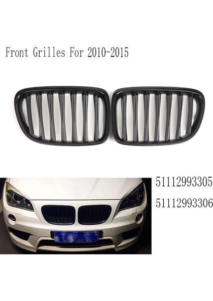 Ön Tampon Kaput Böbrek Izgarası Bmw X1 Serisi E84 2010-2015 Için Yedek Spor Izgaraları 51112993305 51112993306 (Yurt Dışından) fırsatları