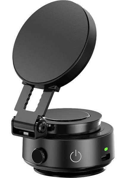 V1 Cep Telefonu Tutucu Elektrikli Vakumlu Vakumlu Manyetik Stand Germe Döndürme Araba Telefon Tutucu (Yurt Dışından)