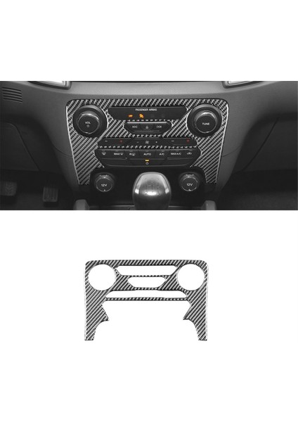 Ford Ranger 2019-2022 Karbon Fiber Araba Merkezi Kontrol A/c Hava Kontrol Paneli Kapağı Döşeme Iç Aksesuarlar (Yurt Dışından) modelleri