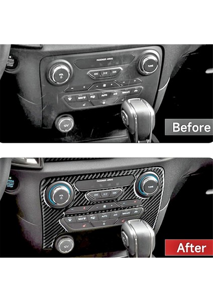 Ford Ranger 2019-2022 Karbon Fiber Araba Merkezi Kontrol A/c Hava Kontrol Paneli Kapağı Döşeme Iç Aksesuarlar (Yurt Dışından) indirimleri